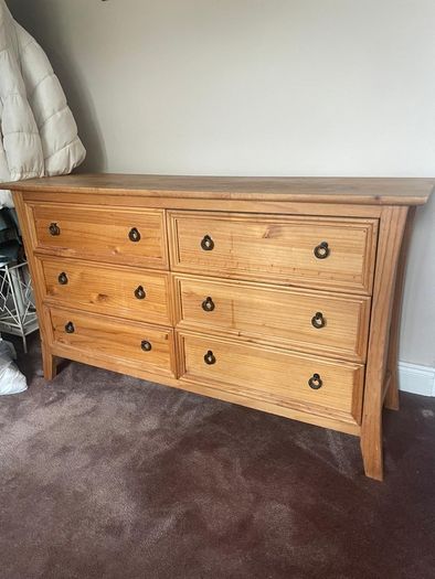 mexican pine drawer set