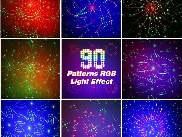 DJ Disco Lights Party Lights, RGB Led Sound Activated Strobe Lights with Remote Control, USB Powered Strobe Stage Lighting Disco Light Projector for Parties Home Christmas Birthday Karaoke KTV Bar (FREE POSTAGE)