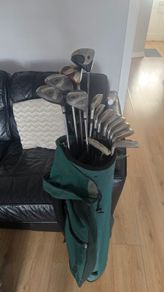 Complete Golf Club Set with Bag Ready to Play Newly Regripped