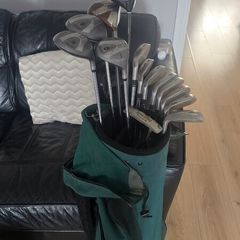 Complete Golf Club Set with Bag Ready to Play Newly Regripped