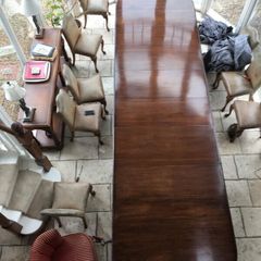 19th century oval mahogany telescopic table