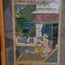 Mughal miniature painting with Urdu/Persian manuscript text Image 2