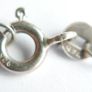 Vintage 925 Sterling Silver Cross Pendant Necklace with Marcasite detail Image 9