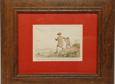 Jack B Yeats Look Down by the Red Rock Vintage Print