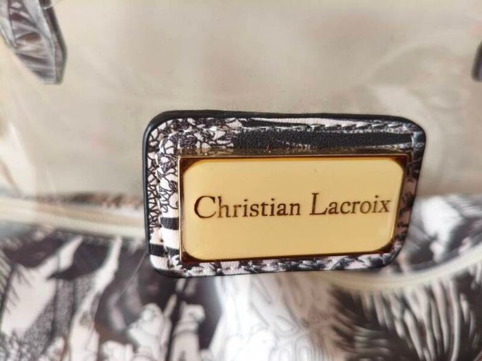 Christian Lacroix transparent tote bag