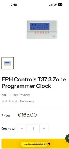 EPH heating controls