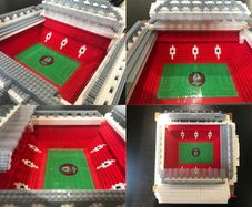 Official Liverpool FC Anfield  BRXLS 4650 Piece Construction Toy Soccer LFC