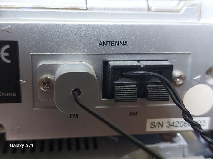HITACHI Tuner-CD Player, Model AX-M66, including 2 Hitachi speakers, Antennae, Dual Auxillary, in very good condition