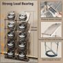 Narrow Shoe Rack 5 Tiers - Slim Tall Shoes Racks for Small Spaces and Corner, Shoe Storage Organiser Cabinet for Hallway, Vertical Shoe Shelf Stand Holder for Shoes and Boots Image 3