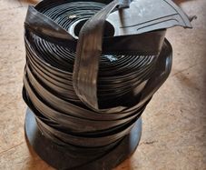 Flat irrigation pipes