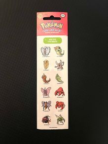 Vintage 1999 Pokemon Sandylion Sticker Sheets