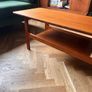 Mid century teak coffee table vintage retro Image 8