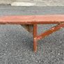Traditional antique Irish painted Irish Forum Bench Image 6