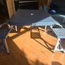 Camping Folding Table Chairs Set Image 2