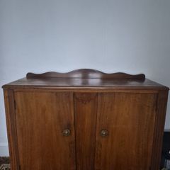 Vintage wooden sideboard & locker