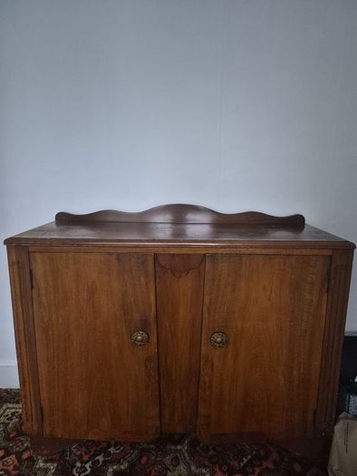 Vintage wooden sideboard & locker