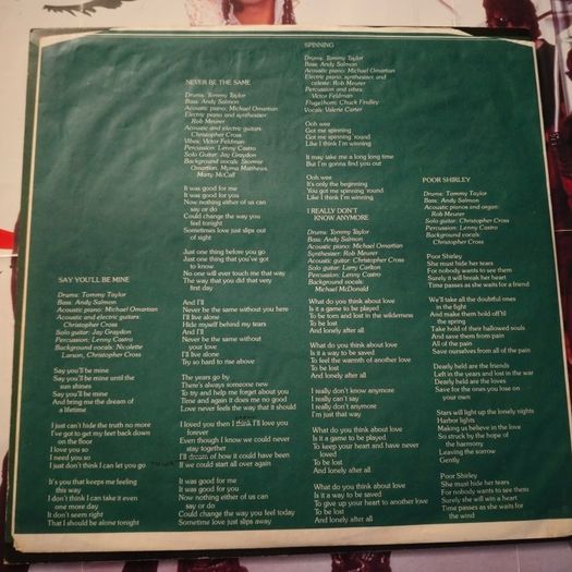 Christopher Cross - Christopher Cross Irish Pressing