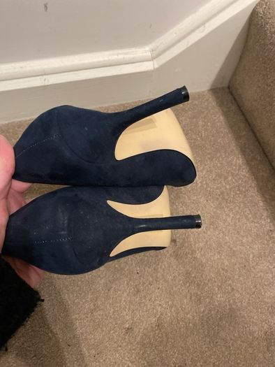 NEXT Shoes Navy Suede Heels
