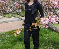 Run and Fly Black Stretch Denim Dungarees - Excellent condition