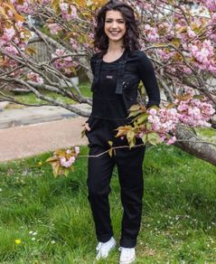 Run and Fly Black Stretch Denim Dungarees - Excellent condition