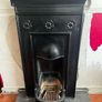 Antique Victorian / Edwardian Cast Iron Fireplace Insert Image 7