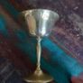 vintage metal goblet Image 4