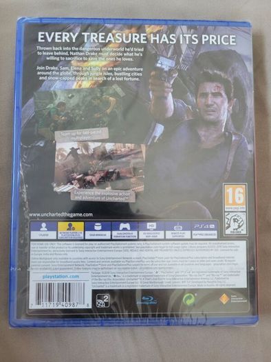 Unopened - Uncharted 4: A Thief's End - PS4 game
