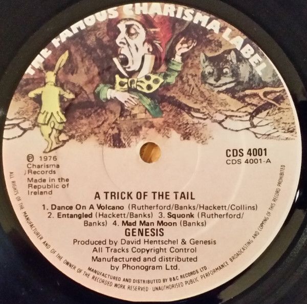Genesis  A Trick Of The Tail Irish pressing