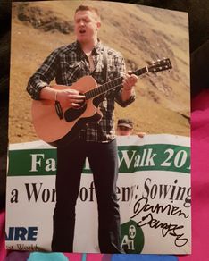 Damien Damsey signed photo