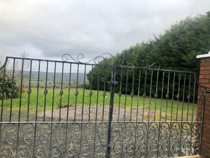 Solid Wrought Iron original gates
