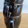 3 PC Denby Stackable Mug Mushroom Black everyday Stoneware England 12 OZ Image 2