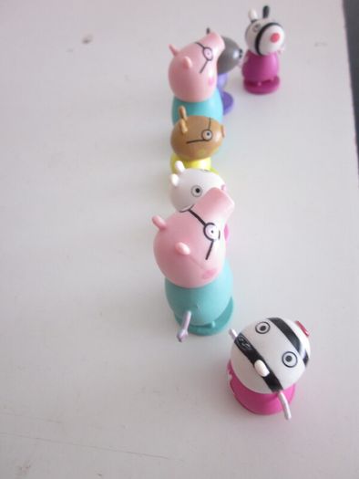 Peppa Pig Figures X 7 Vintage 2003