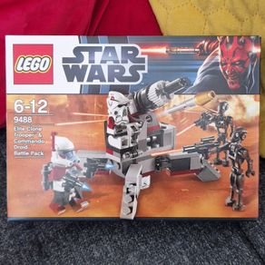 LEGO Star Wars Elite Clone Trooper & Commando Droid Battle Pack (9488) free shipping