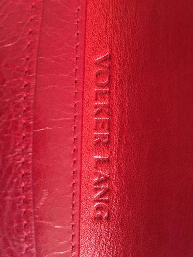 REDUCED Designer Volker Lang leather wallet purse