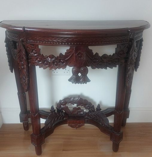 mahogany hall table
