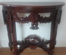 mahogany hall table