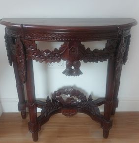 mahogany hall table
