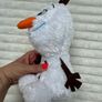 Disney Frozen Glitter Olaf Plush Used PLease see pictures Image 6