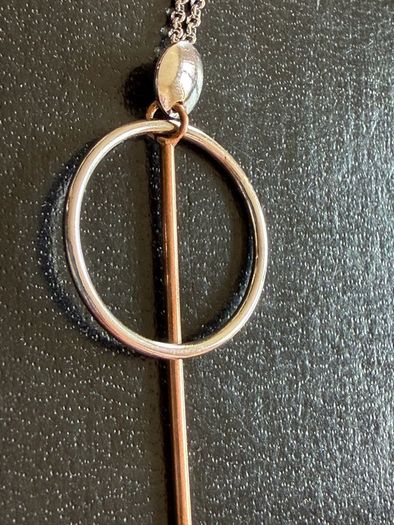 silver necklace
