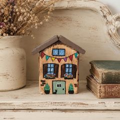Handcrafted tiny wooden house!