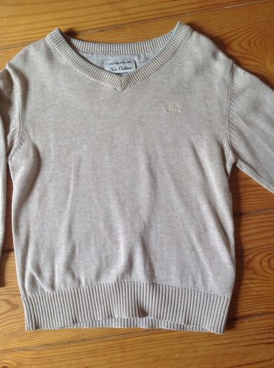 Age 2-3 NEXT Oatmeal V-Neck Jumper