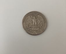 USA quarter dollar error coin 1967