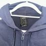 Adidas Essentials 3-Stripes Full Zip Hoodie in Navy - Size small Image 3