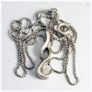 925 Sterling Silver  Zircon Pendant and Chain Necklace Image 4