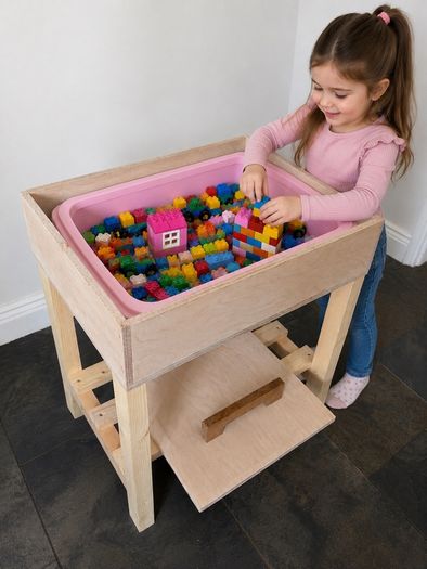3 in 1 Playtable - Sandbox, water & Lego table
