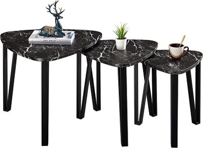 Nest of Table Industrial Nesting Table Set of 3 Coffee Tables End Side Tables for Home and Office (FREE SHIPPING)