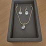 Necklace and earrings set custom. Image 2
