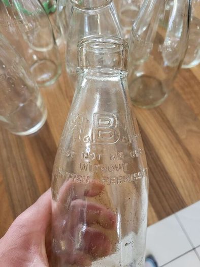 Milk bottles