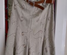 Linen look Skirt size 16