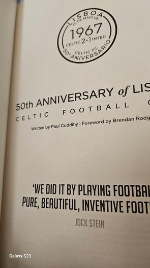 Celtic Football Club. 50th Anniversary Of  Lisbon.